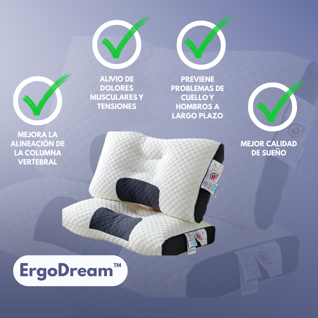 Alivio inmediato✅Almohada Cervical ErgoDream™