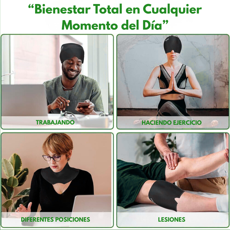 “Alivio inmediato para migrañas y estrés - CalmaGel”