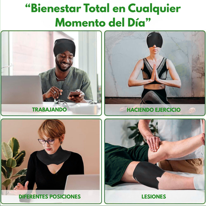 “Alivio inmediato para migrañas y estrés - CalmaGel”