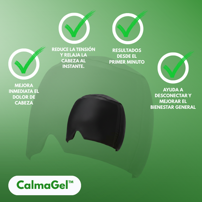 “Alivio inmediato para migrañas y estrés - CalmaGel”